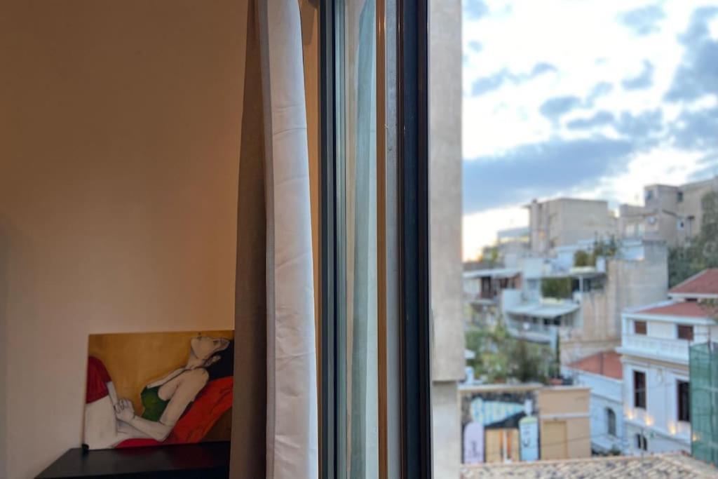 Downtown Athens Loft With Acropolis Terrace View Lägenhet Exteriör bild